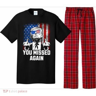 Missed Me Again Trump Golfing Second Assassination Attempt Pajama Set