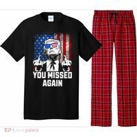 Missed Me Again Trump Golfing Second Assassination Attempt Pajama Set thumb 0
