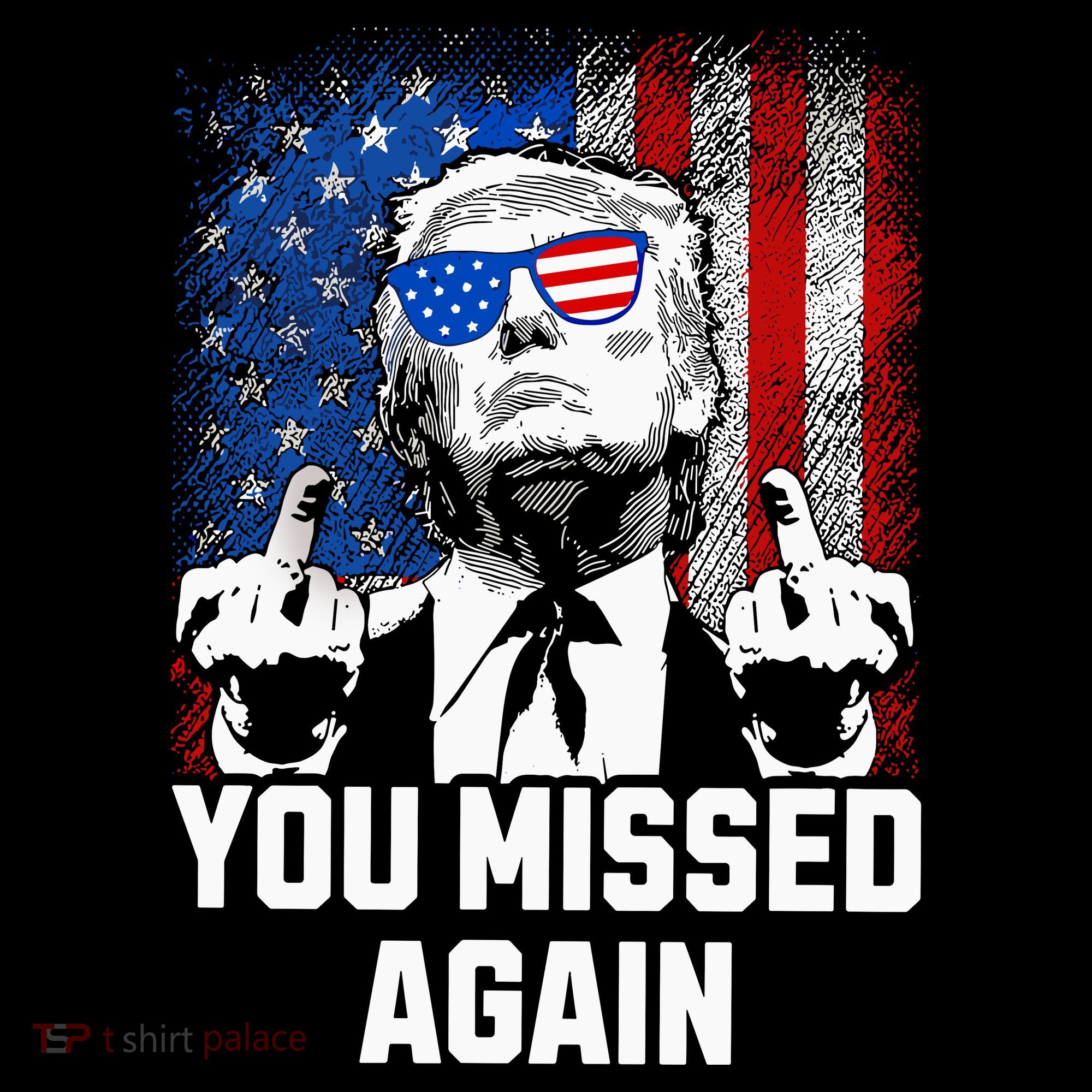 Missed Me Again Trump Golfing Second Assassination Attempt Women's Hoodie
