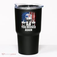 Missed Me Again Trump Golfing Second Assassination Attempt Tumbler thumb 0
