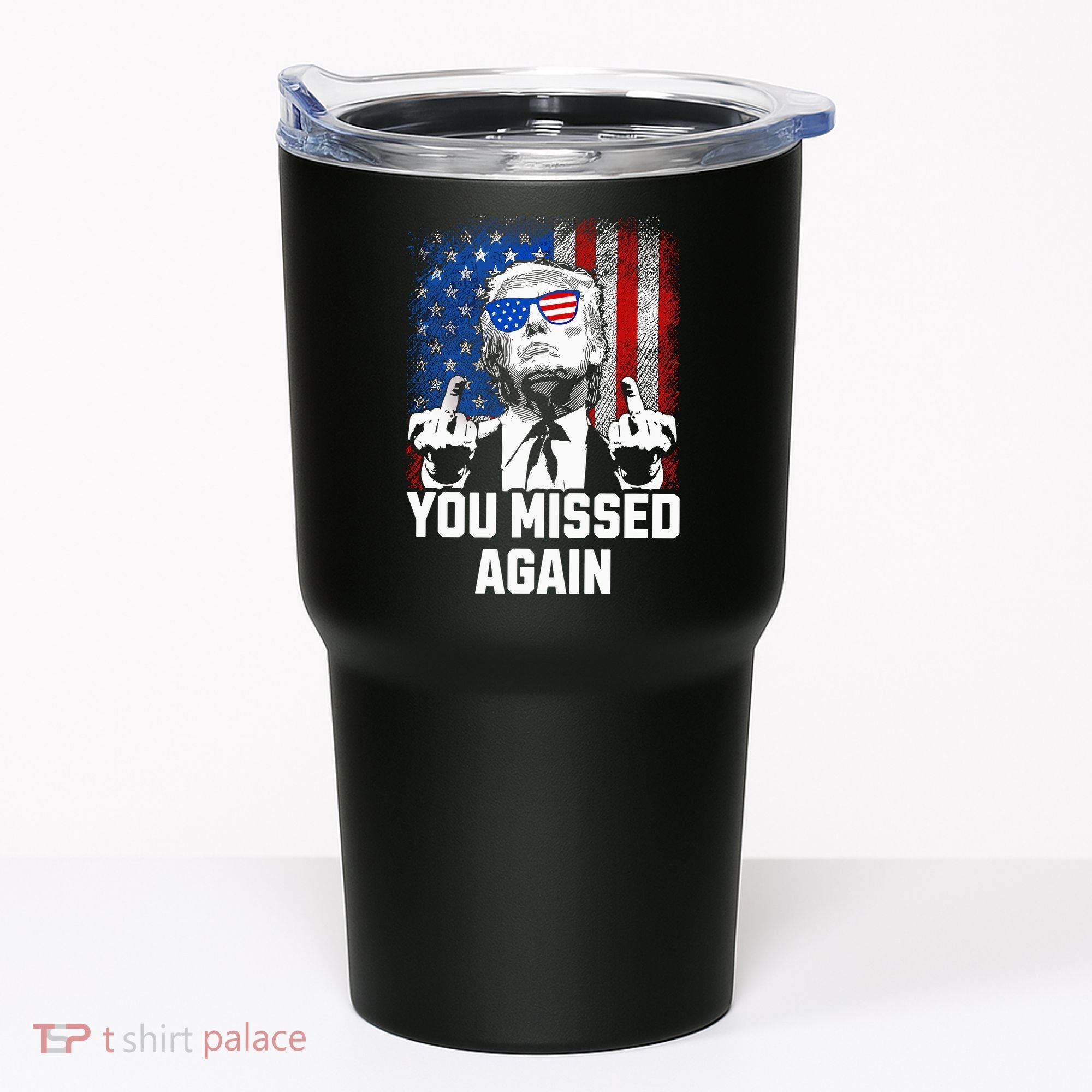 Missed Me Again Trump Golfing Second Assassination Attempt Tumbler