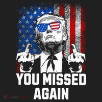 Missed Me Again Trump Golfing Second Assassination Attempt Tumbler thumb 3