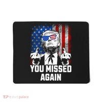 Missed Me Again Trump Golfing Second Assassination Attempt Mousepad thumb 0