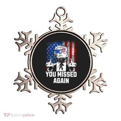 Missed Me Again Trump Golfing Second Assassination Attempt Ornament