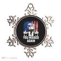 Missed Me Again Trump Golfing Second Assassination Attempt Ornament thumb 0