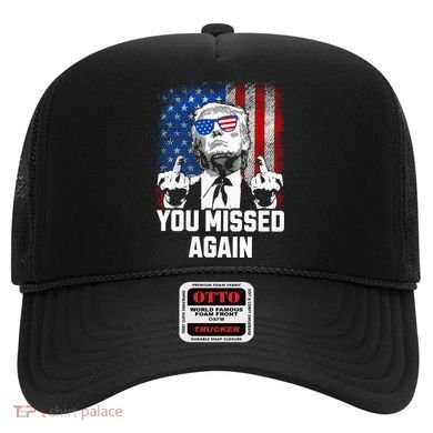 Missed Me Again Trump Golfing Second Assassination Attempt Hat