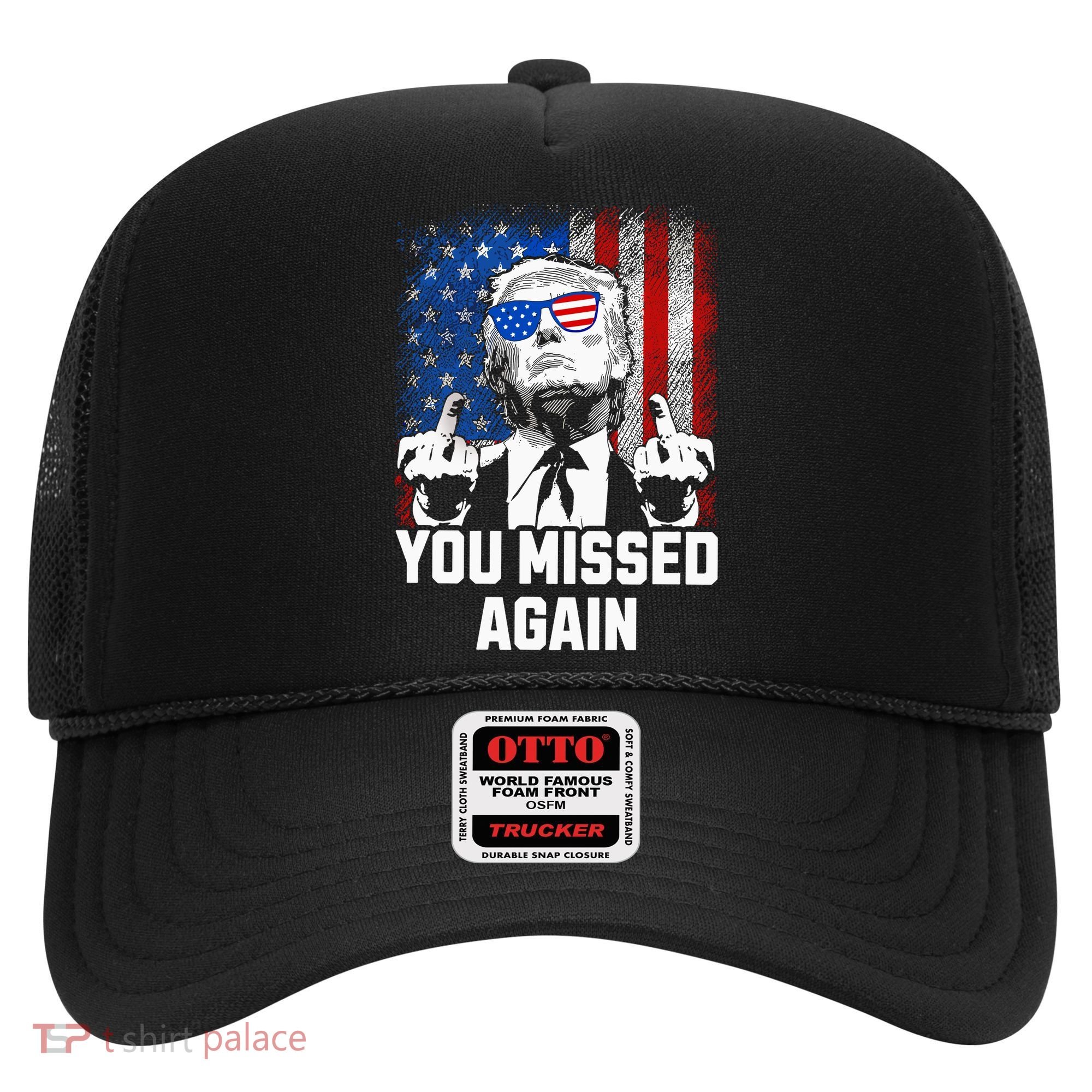 Missed Me Again Trump Golfing Second Assassination Attempt Hat