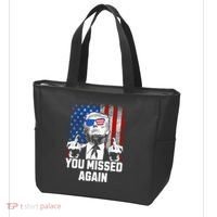 Missed Me Again Trump Golfing Second Assassination Attempt Tote Bag thumb 3