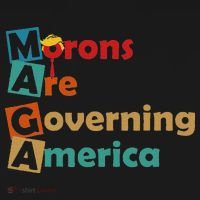 Maga Morons Are Governing America Anti Trump Women's Hoodie thumb 2