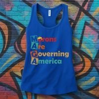 Maga Morons Are Governing America Anti Trump Women's Tank Top thumb 3