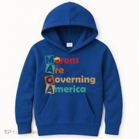 Maga Morons Are Governing America Anti Trump Kids Hoodie thumb 0