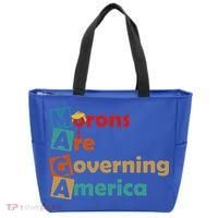 Maga Morons Are Governing America Anti Trump Tote Bag thumb 0