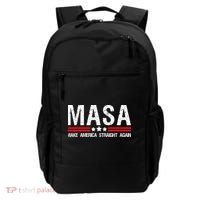 Masa Make America Straight Again Patriotic Usa Flag Backpack thumb 0