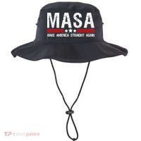 Masa Make America Straight Again Patriotic Usa Flag Bucket Hat thumb 0