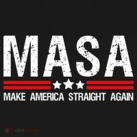 Masa Make America Straight Again Patriotic Usa Flag Women's Hoodie thumb 2