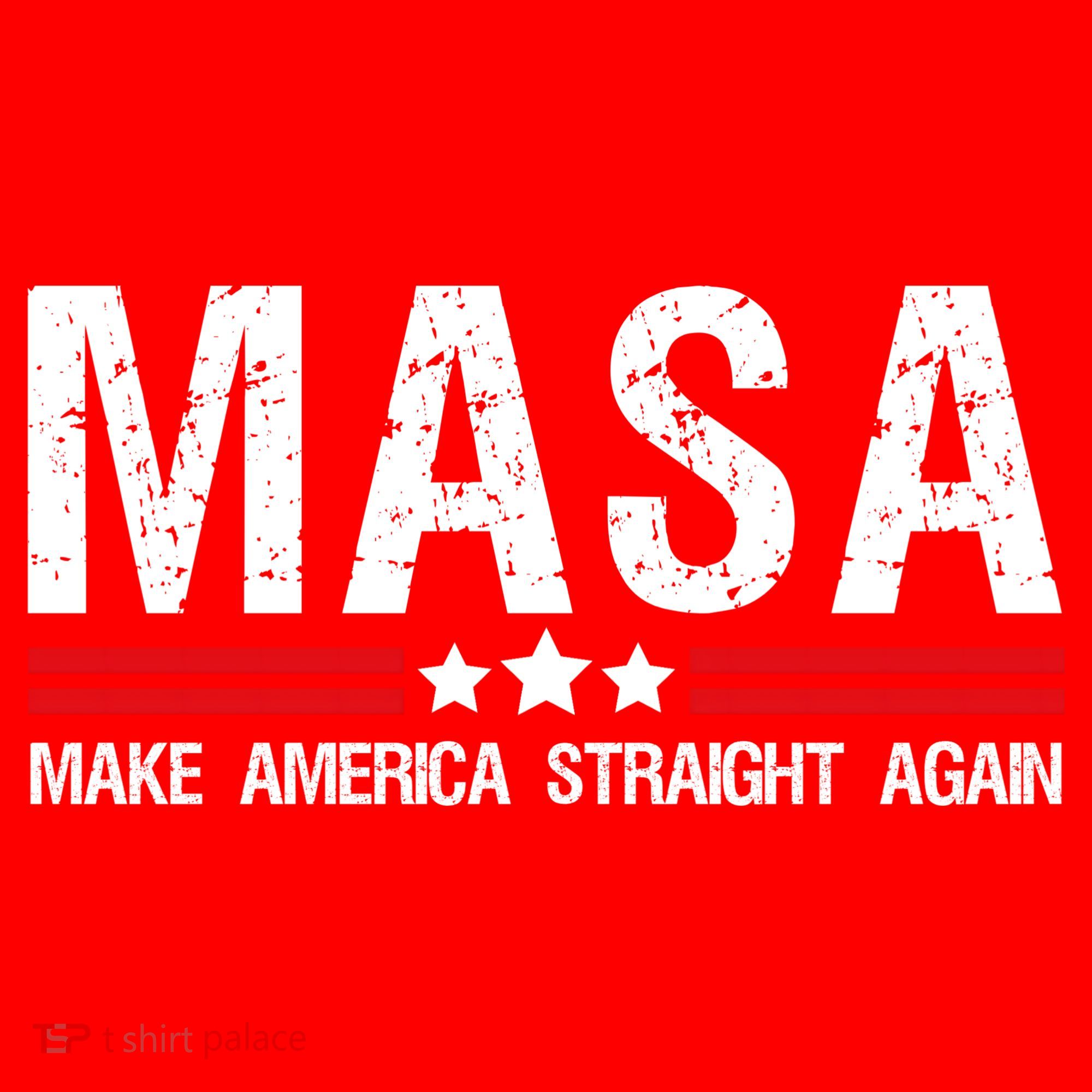 Masa Make America Straight Again Patriotic Usa Flag Santa Hat