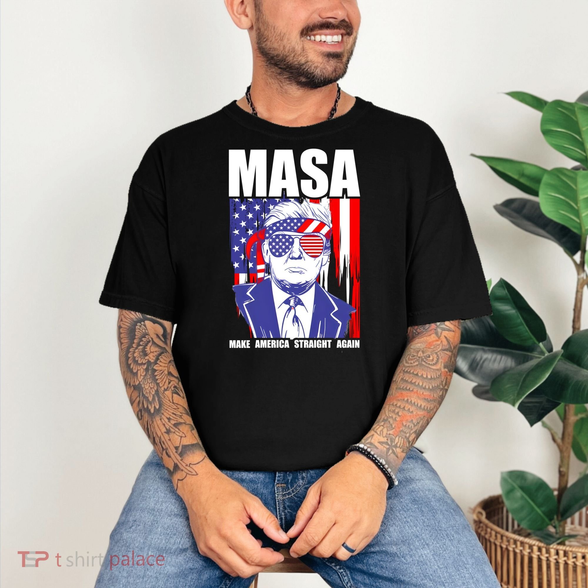 MASA Make America Straight Again Comfort Colors T-Shirt