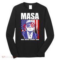 MASA Make America Straight Again Long Sleeve Shirt thumb 0
