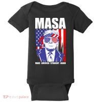 MASA Make America Straight Again Baby Bodysuit thumb 0