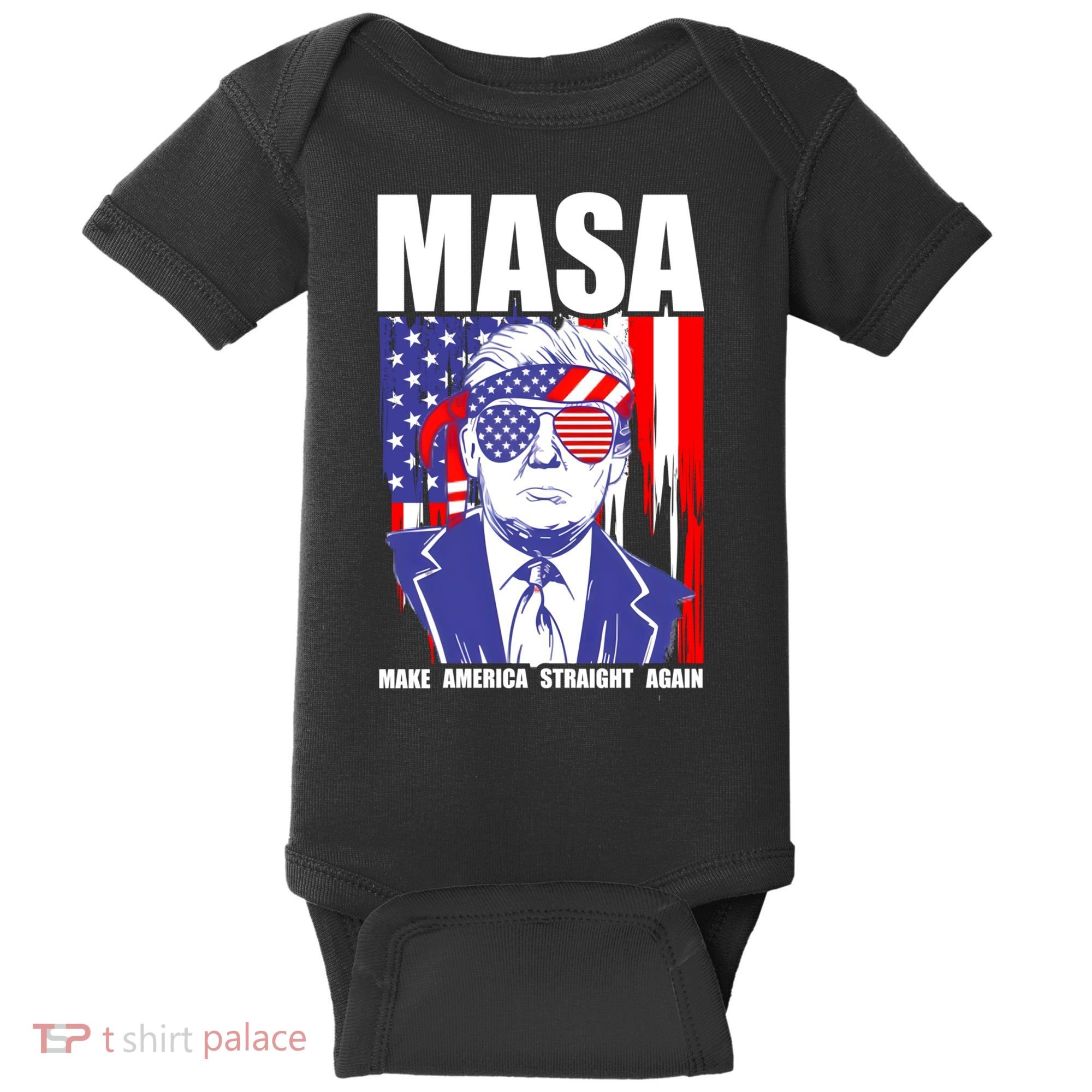 MASA Make America Straight Again Baby Bodysuit