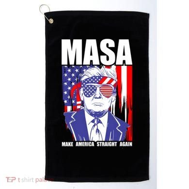 MASA Make America Straight Again Golf Towel