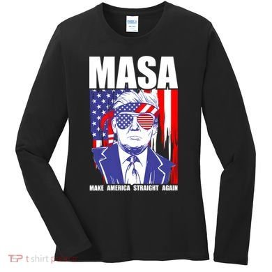 MASA Make America Straight Again Women's Long Sleeve Shirt