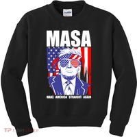 MASA Make America Straight Again Kids Sweatshirt thumb 0