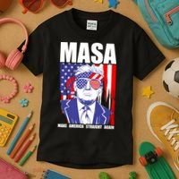 MASA Make America Straight Again Kids T-Shirt thumb 3