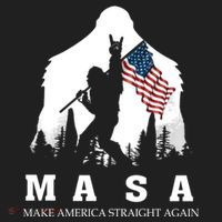 MASA Make America Straight Again Comfort Colors Boxy T-Shirt thumb 3