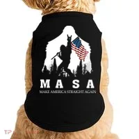 MASA Make America Straight Again Doggie Tank thumb 0