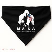 MASA Make America Straight Again USA-Made Doggie Bandana thumb 0