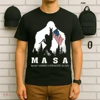 MASA Make America Straight Again T-Shirt thumb 6