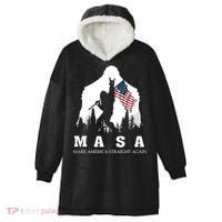 MASA Make America Straight Again Hooded Wearable Blanket thumb 0