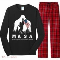 MASA Make America Straight Again Long Sleeve Pajama Set thumb 0