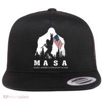 MASA Make America Straight Again Flat Bill Trucker Hat thumb 0
