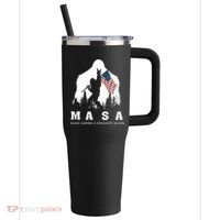 MASA Make America Straight Again 40oz Vacuum Insulated Stainless Steel Travel Tumbler thumb 0
