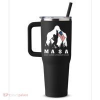 MASA Make America Straight Again 40oz Vacuum Insulated Stainless Steel Travel Tumbler thumb 2
