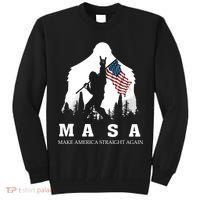 MASA Make America Straight Again Tall Sweatshirt thumb 0