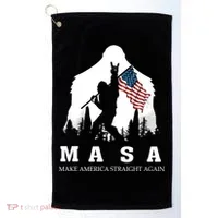 MASA Make America Straight Again Golf Towel thumb 0