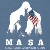 MASA Make America Straight Again Garment-Dyed Sweatshirt thumb 2