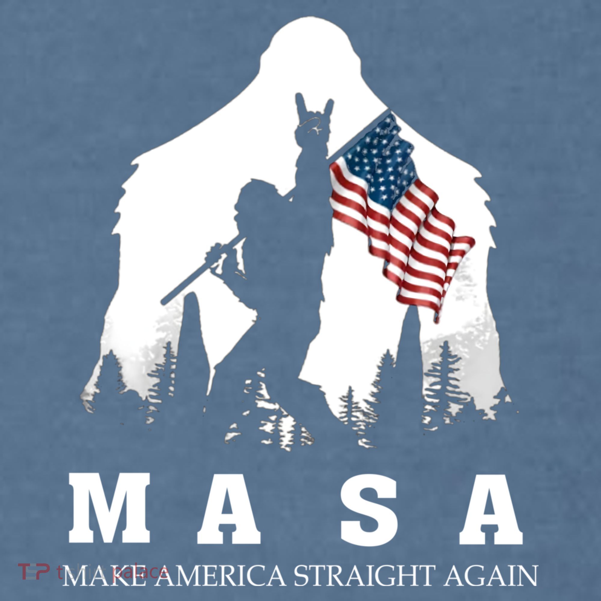 MASA Make America Straight Again Garment-Dyed Sweatshirt