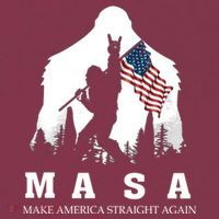 MASA Make America Straight Again 16oz Travel Tumbler thumb 2