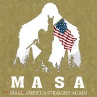 MASA Make America Straight Again Garment-Dyed Women's Muscle Tee thumb 6