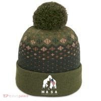 MASA Make America Straight Again The Baniff Cuffed Pom Beanie thumb 0