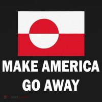 MAGA Make America Go Away I Support Greenland Apron thumb 3