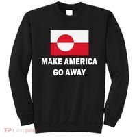 MAGA Make America Go Away I Support Greenland Sweatshirt thumb 0