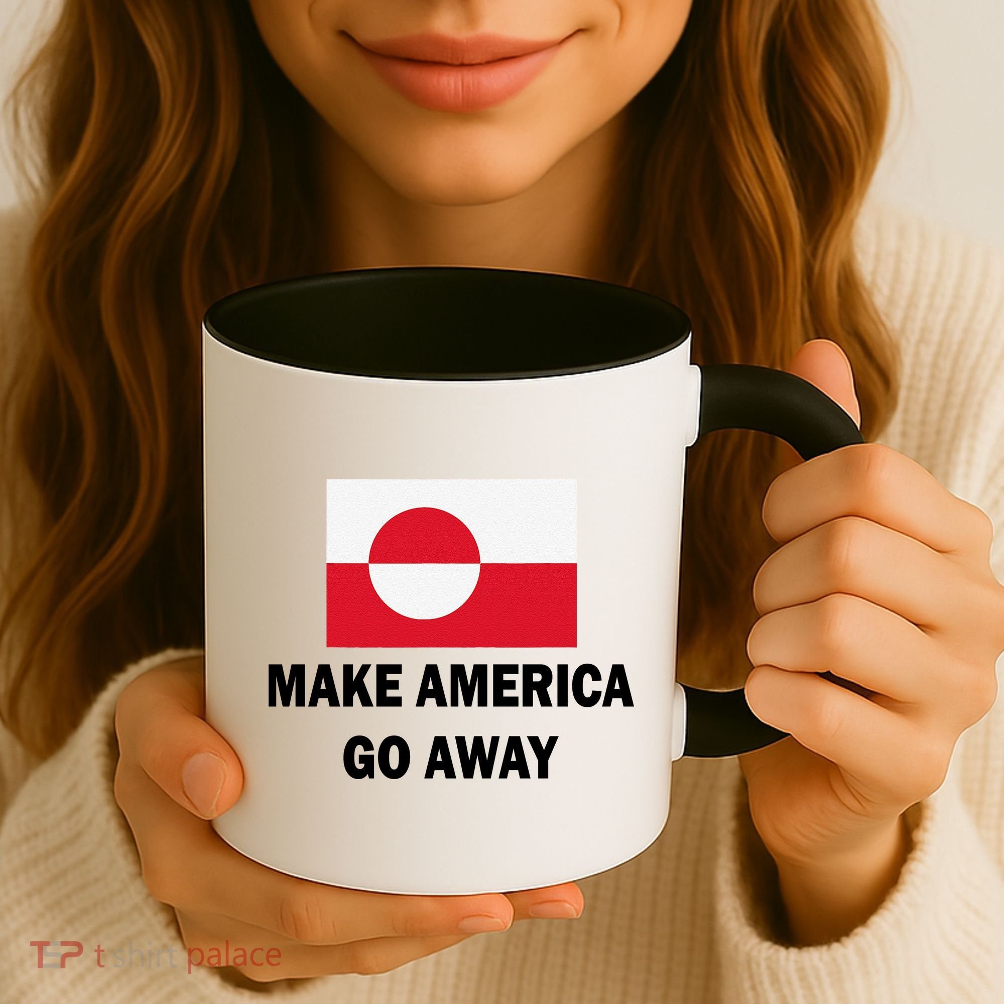 MAGA Make America Go Away I Support Greenland Coffee Mug
