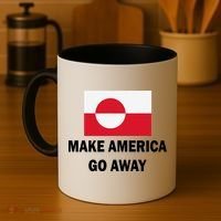 MAGA Make America Go Away I Support Greenland Coffee Mug thumb 4