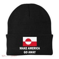 MAGA Make America Go Away I Support Greenland Beanie thumb 0