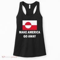 MAGA Make America Go Away I Support Greenland Women's Tank Top thumb 0